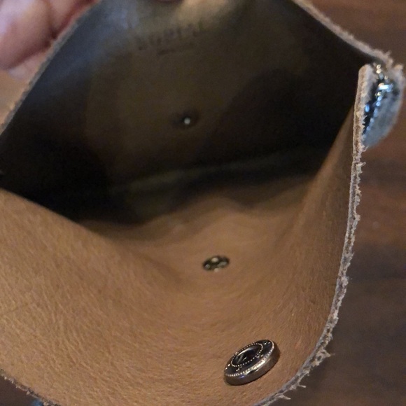 Sorial NY Small Embossed snakeskin print padded shoulder chain crossbody bag - Picture 7 of 12